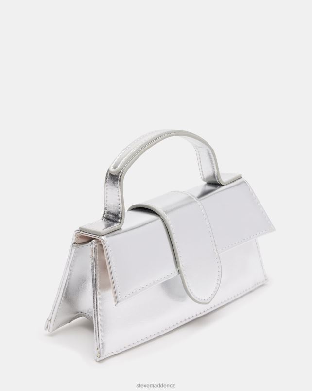Taška stříbrná metalíza LR2BN437 unisex Steve Madden barlan