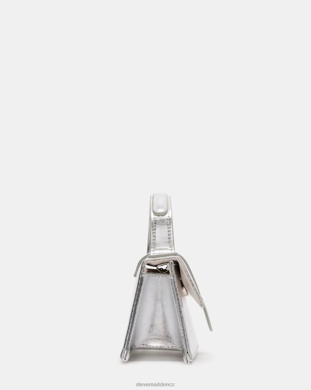 Taška stříbrná metalíza LR2BN437 unisex Steve Madden barlan