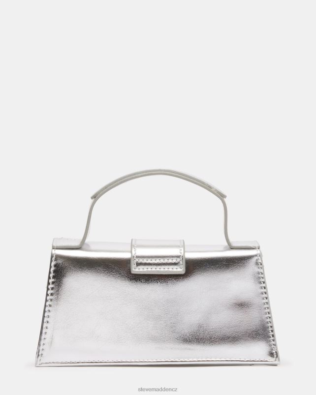 Taška stříbrná metalíza LR2BN437 unisex Steve Madden barlan