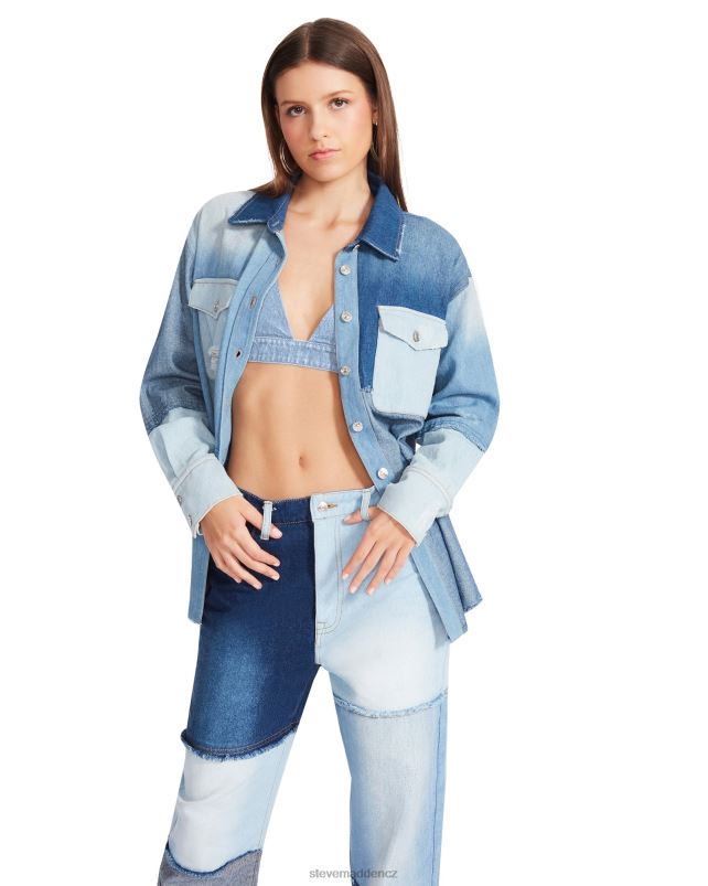 nošení džínová tkanina LR2BN628 ženy Steve Madden kylie shacket
