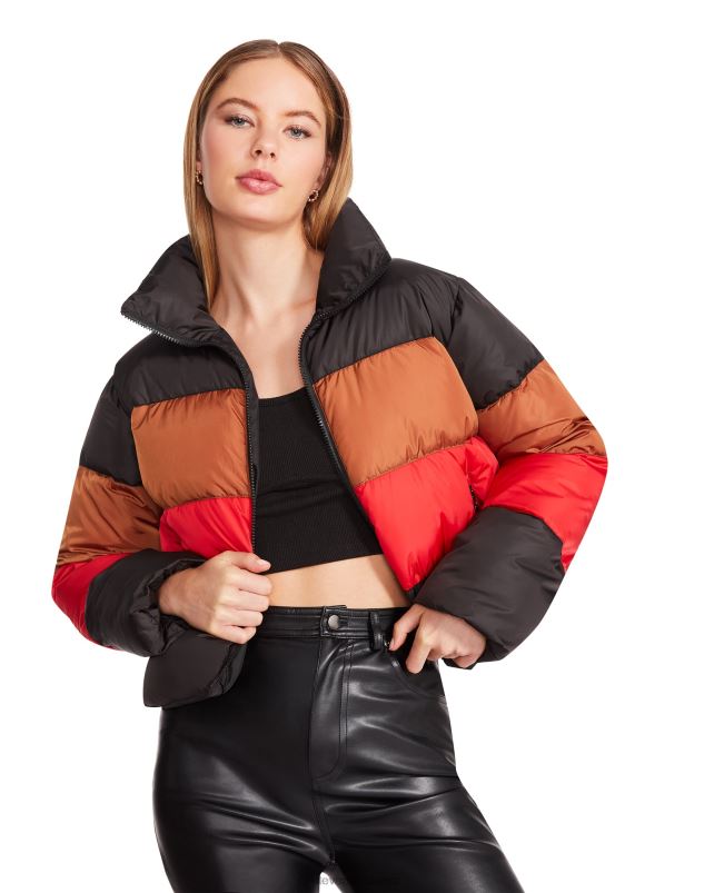 nošení Černá LR2BN615 ženy Steve Madden sako s kopretinou