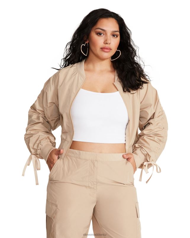 nošení kost/khaki LR2BN586 ženy Steve Madden emory bunda