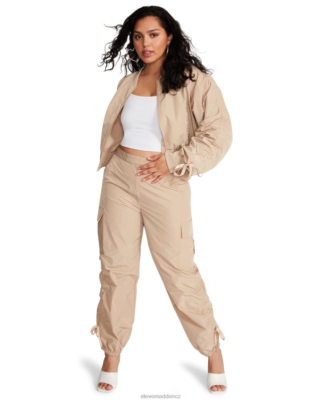 nošení kost/khaki LR2BN586 ženy Steve Madden emory bunda