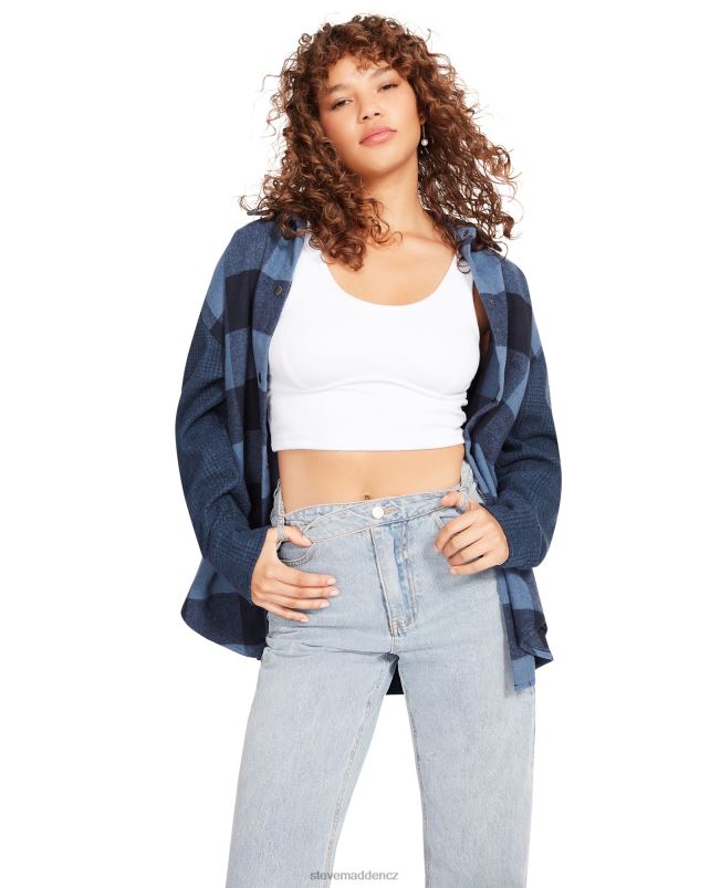 nošení námořnictvo LR2BN622 ženy Steve Madden sophia shacket