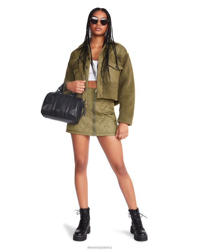 nošení olivový LR2BN605 ženy Steve Madden duhovková bunda