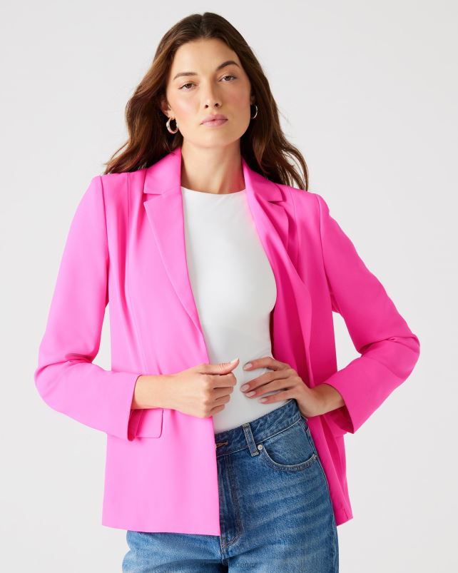 nošení sytě růžová LR2BN573 ženy Steve Madden sako payton