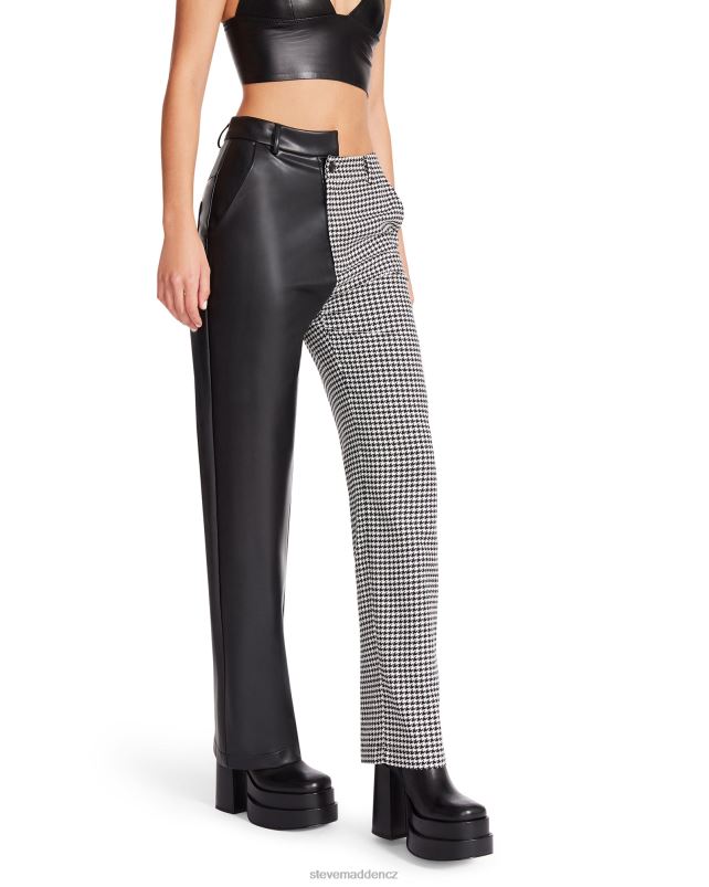nošení bílý LR2BN685 ženy Steve Madden mackenzie houndstooth kalhoty