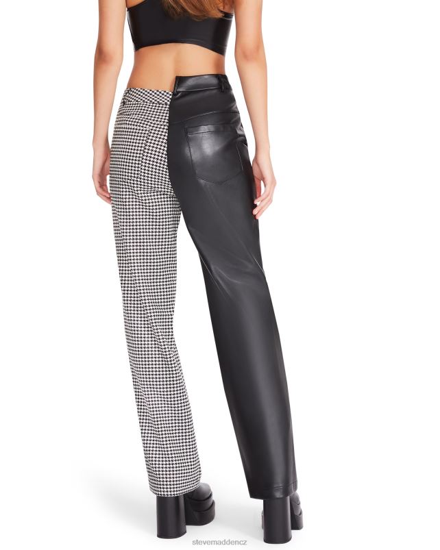 nošení bílý LR2BN685 ženy Steve Madden mackenzie houndstooth kalhoty