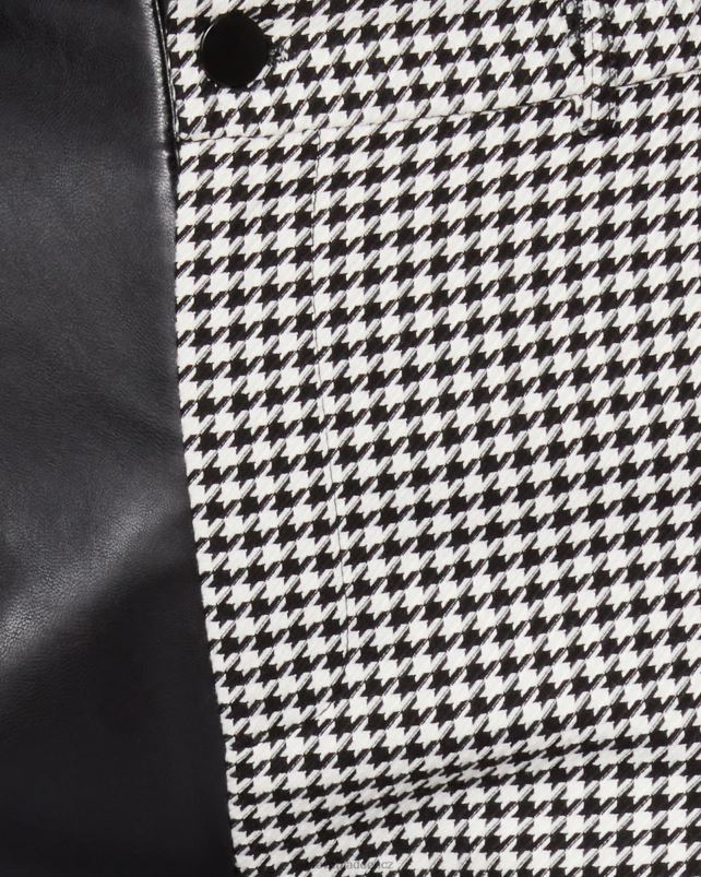 nošení bílý LR2BN685 ženy Steve Madden mackenzie houndstooth kalhoty