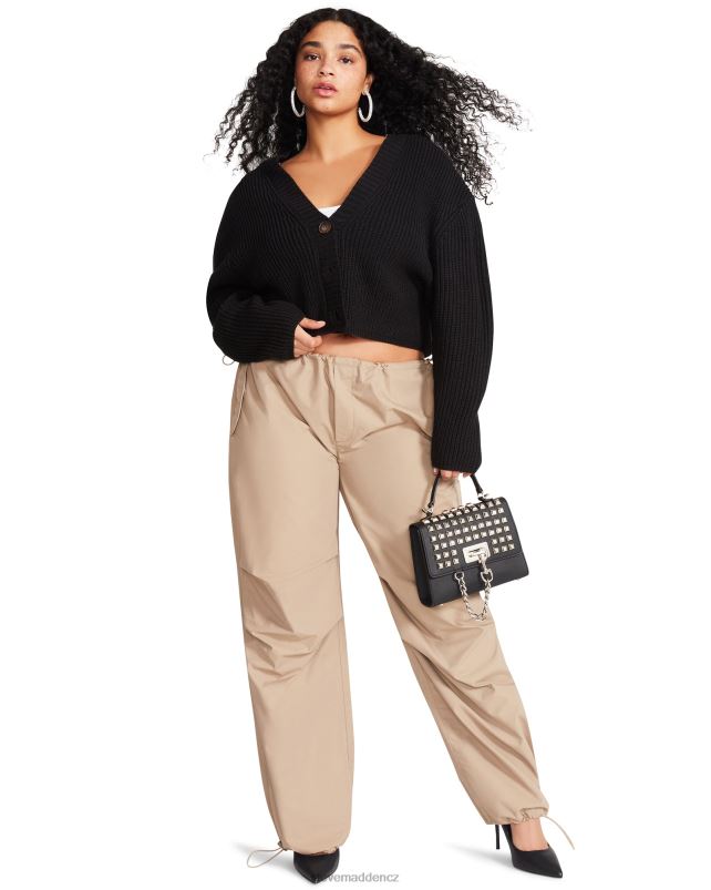 nošení khaki/béžová LR2BN655 ženy Steve Madden pia padákové kalhoty