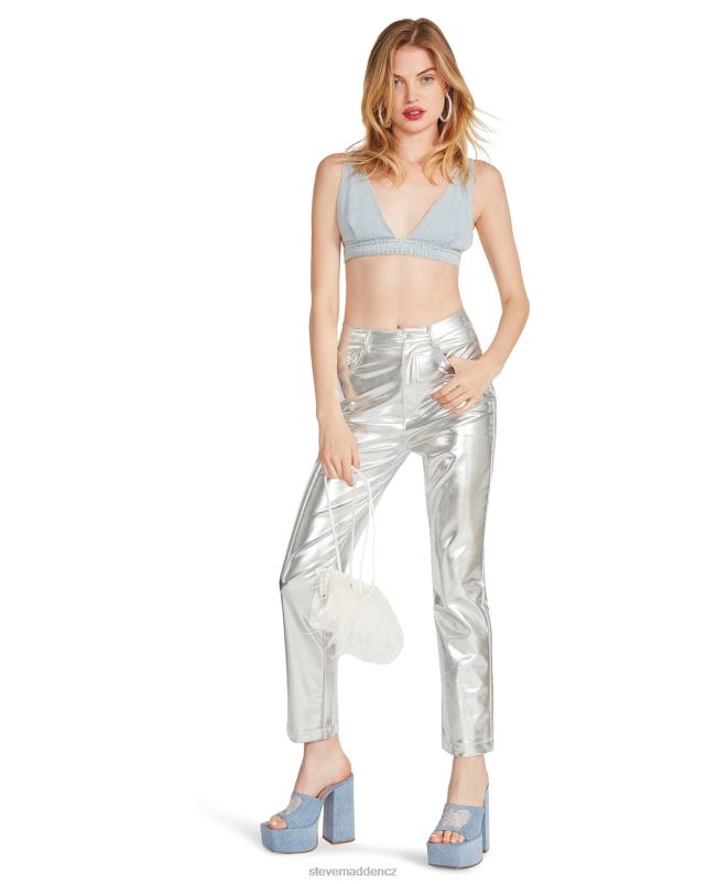 nošení stříbrný LR2BN682 ženy Steve Madden josie kalhoty