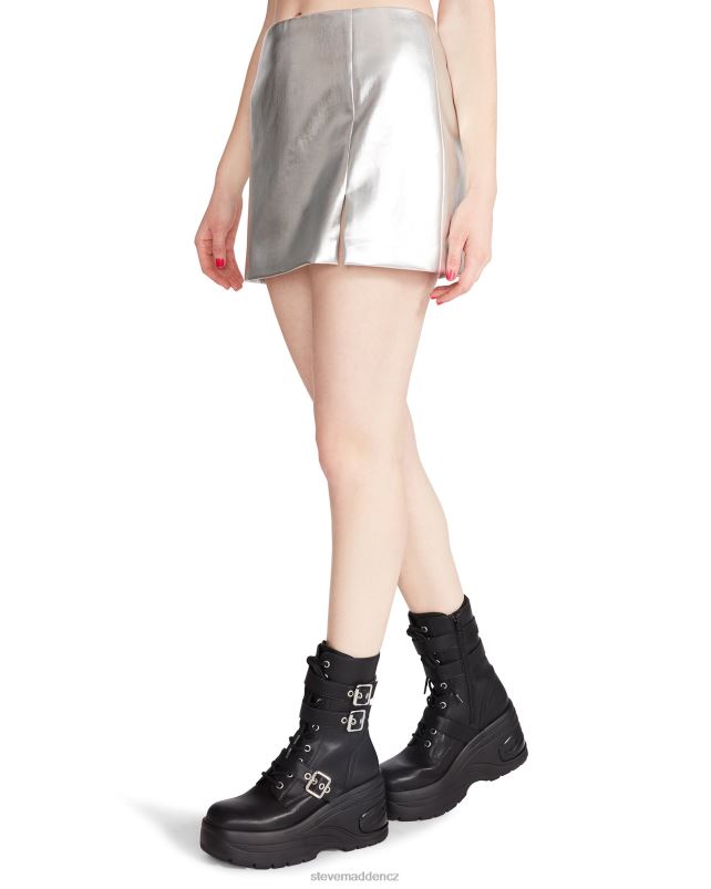 nošení stříbrný LR2BN675 ženy Steve Madden cam skort metalíza