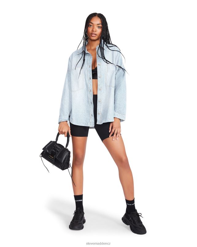 nošení džínová tkanina LR2BN797 ženy Steve Madden cassie top