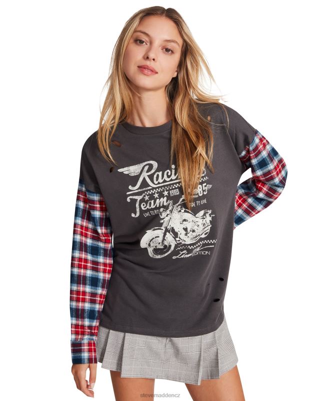 nošení Černá LR2BN769 ženy Steve Madden jámi top