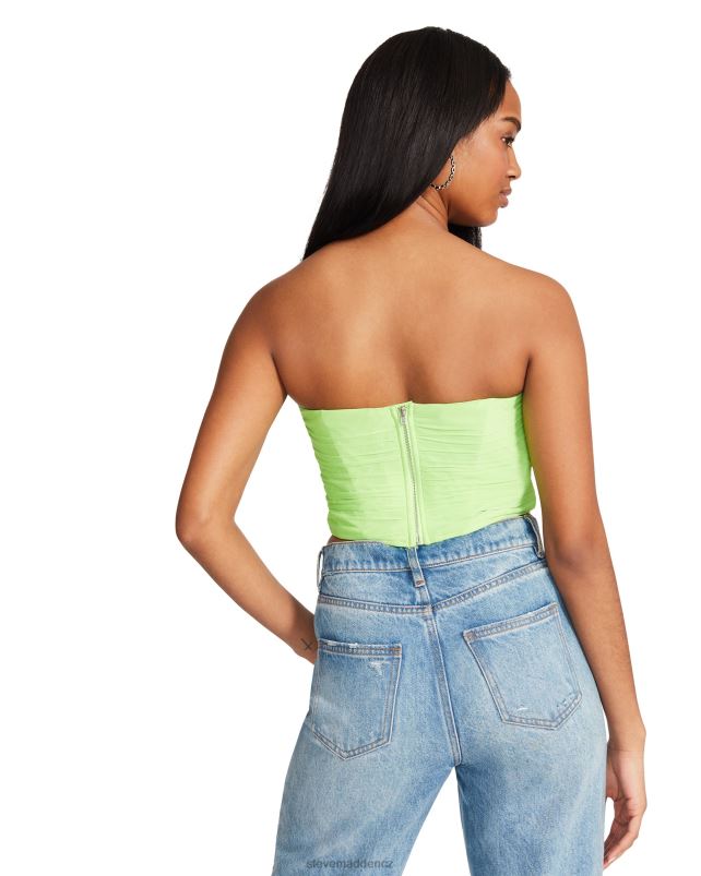 nošení neonově zelená LR2BN781 ženy Steve Madden dahlia top