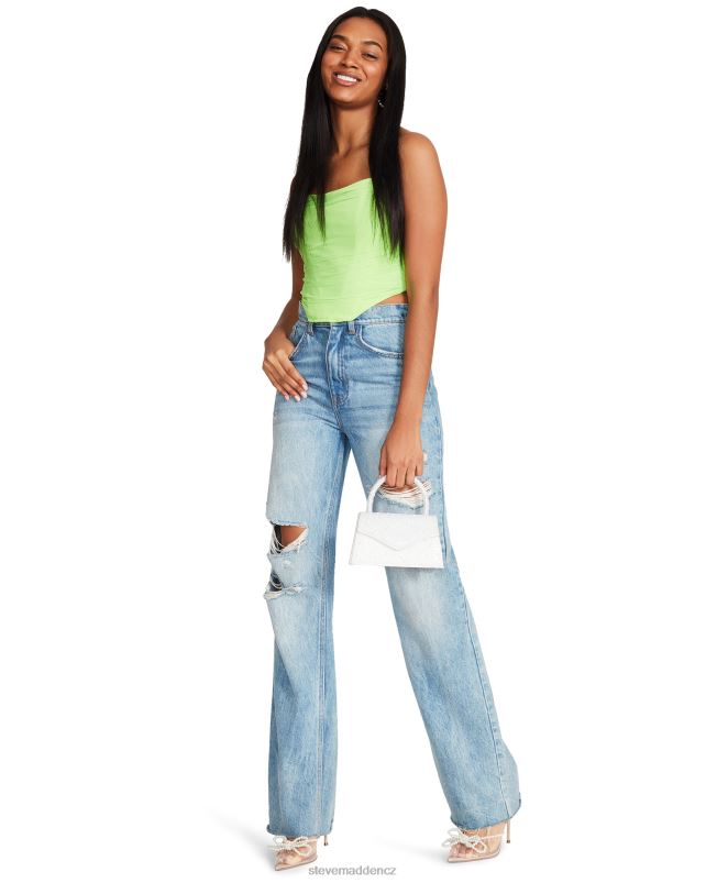 nošení neonově zelená LR2BN781 ženy Steve Madden dahlia top