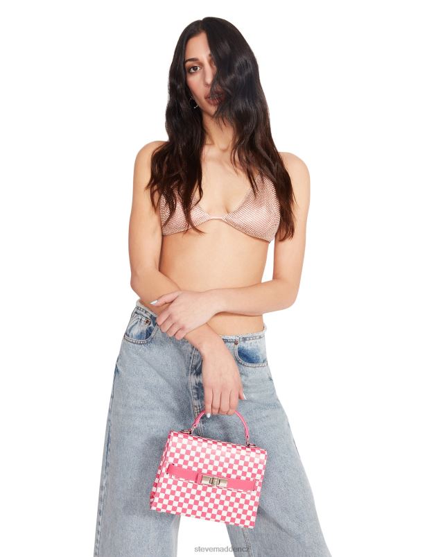 nošení růžový LR2BN785 ženy Steve Madden kamínkový top bikin