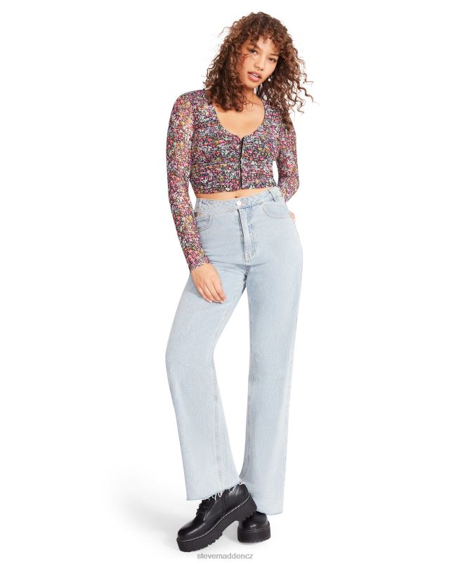 nošení růžový LR2BN791 ženy Steve Madden květinový top luna