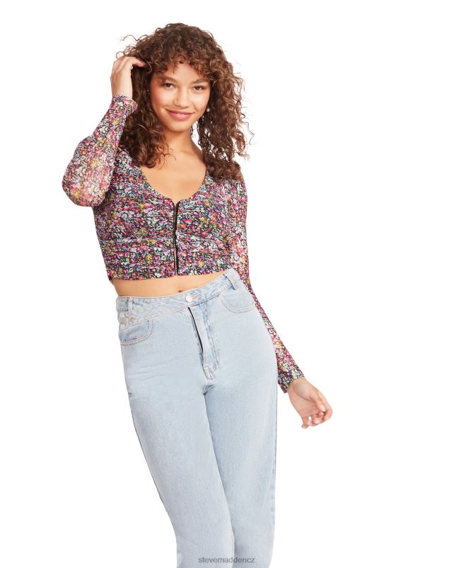 nošení růžový LR2BN791 ženy Steve Madden květinový top luna