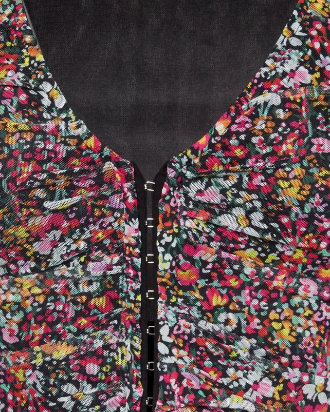 nošení růžový LR2BN791 ženy Steve Madden květinový top luna