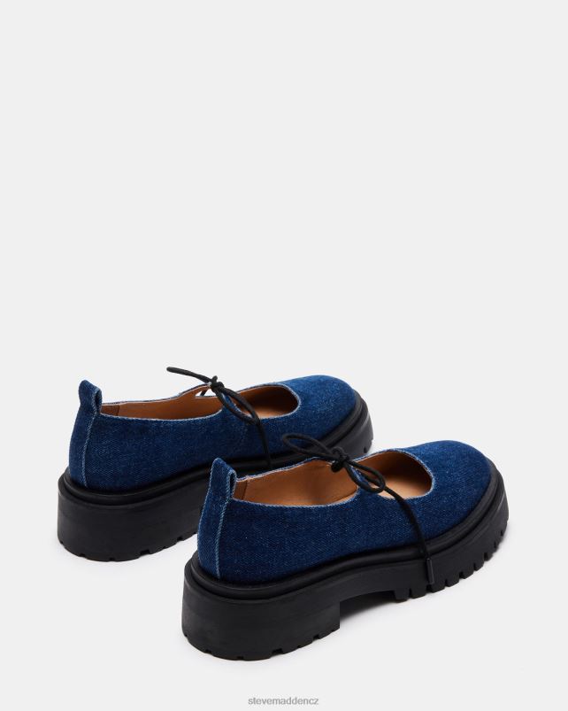 obuv džínová tkanina LR2BN524 ženy Steve Madden přistát na