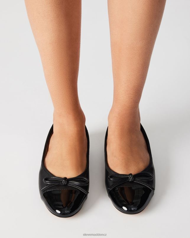 obuv Černá kůže LR2BN503 ženy Steve Madden ellison
