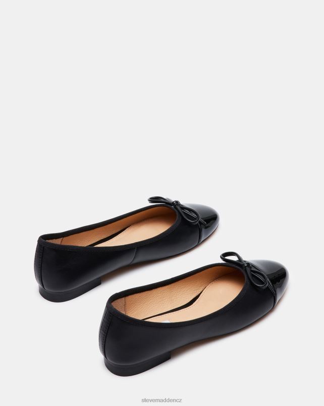 obuv Černá kůže LR2BN503 ženy Steve Madden ellison