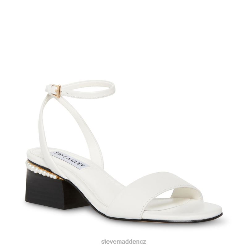 obuv bílá kůže LR2BN126 ženy Steve Madden nora