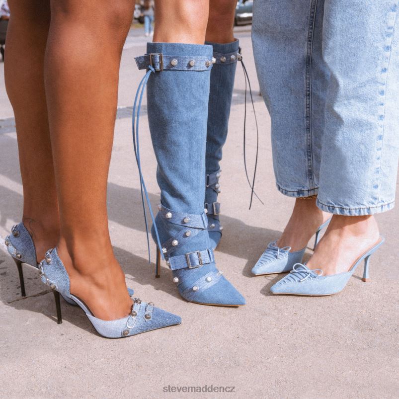 obuv džínová tkanina LR2BN516 ženy Steve Madden brianne