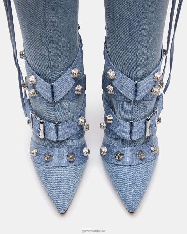 obuv džínová tkanina LR2BN518 ženy Steve Madden Fink