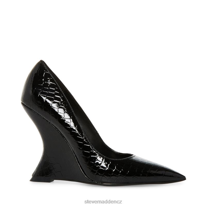 obuv černý krokodýl LR2BN525 ženy Steve Madden soupeřit