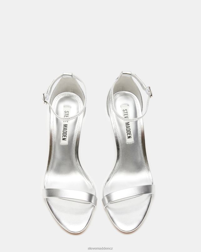 obuv stříbrná kůže LR2BN544 ženy Steve Madden tecy