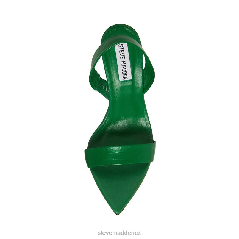obuv zelená kůže LR2BN536 ženy Steve Madden batali
