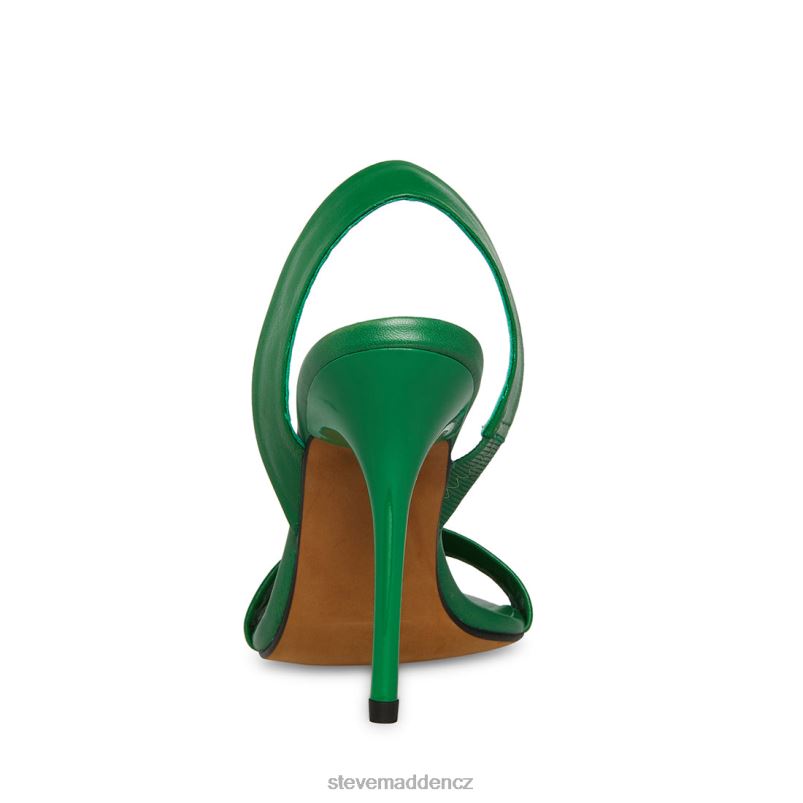 obuv zelená kůže LR2BN536 ženy Steve Madden batali