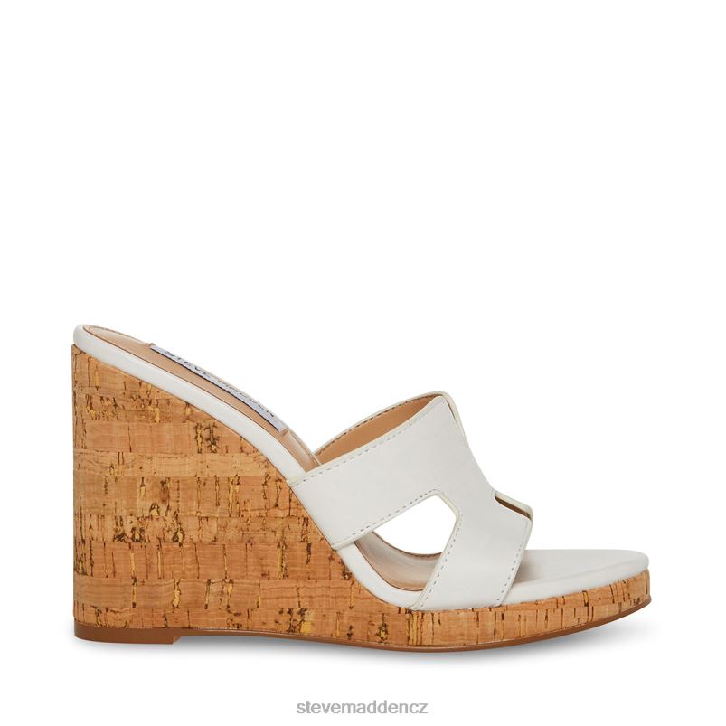 obuv bílá kůže LR2BN140 ženy Steve Madden mayson