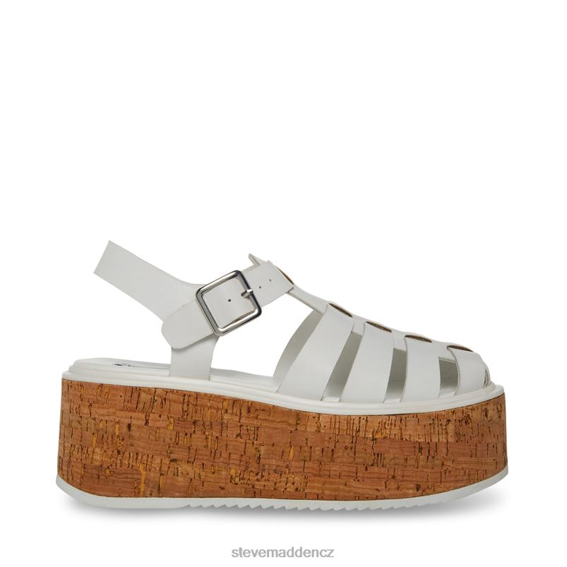 obuv bílá kůže LR2BN154 ženy Steve Madden lazlo