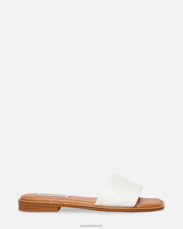 obuv bílá kůže LR2BN18 ženy Steve Madden sandra