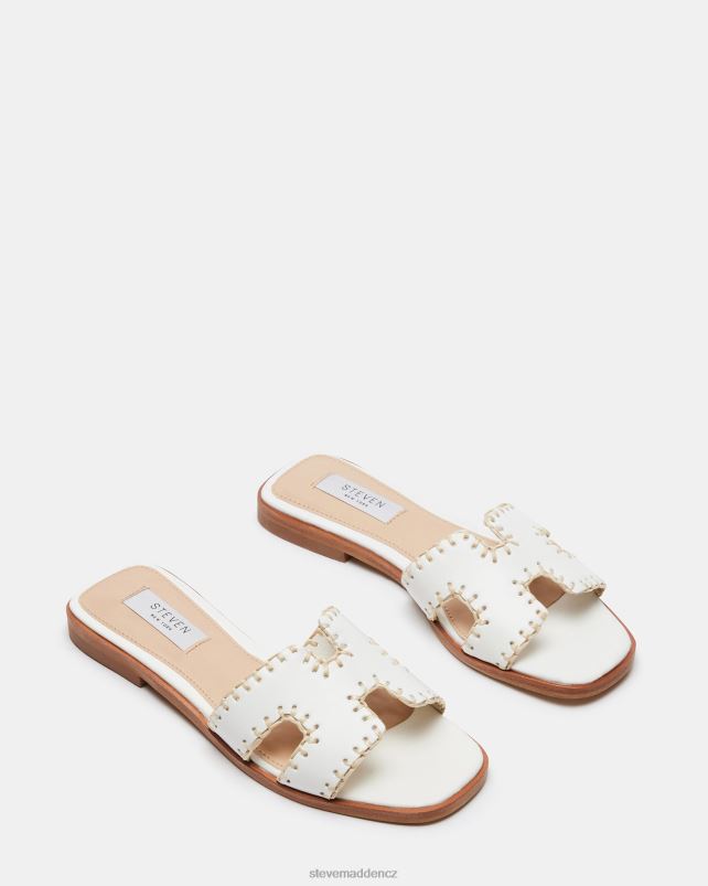 obuv bílá kůže LR2BN31 ženy Steve Madden hadyn tkaný