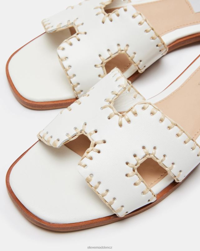 obuv bílá kůže LR2BN31 ženy Steve Madden hadyn tkaný