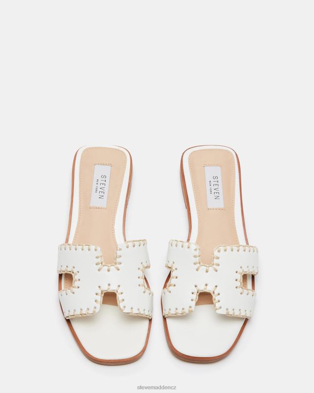 obuv bílá kůže LR2BN31 ženy Steve Madden hadyn tkaný