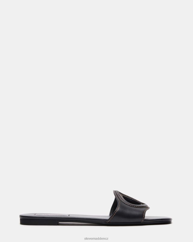 obuv Černá kůže LR2BN108 ženy Steve Madden kylah