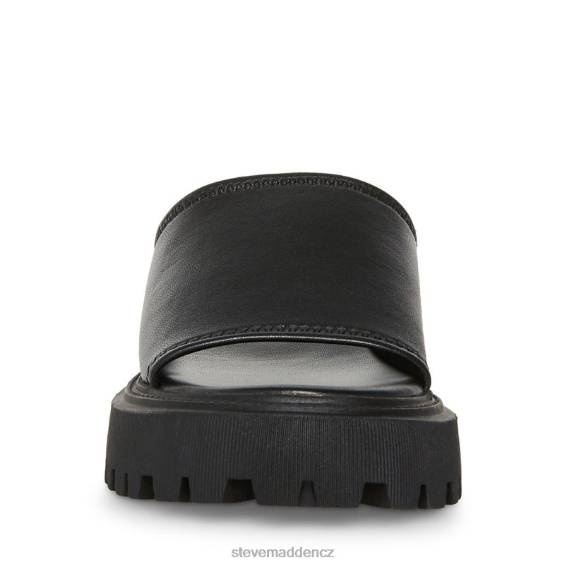 obuv Černá kůže LR2BN151 ženy Steve Madden sophina