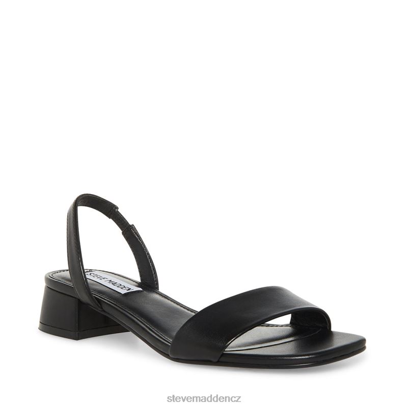 obuv Černá kůže LR2BN155 ženy Steve Madden mariánská