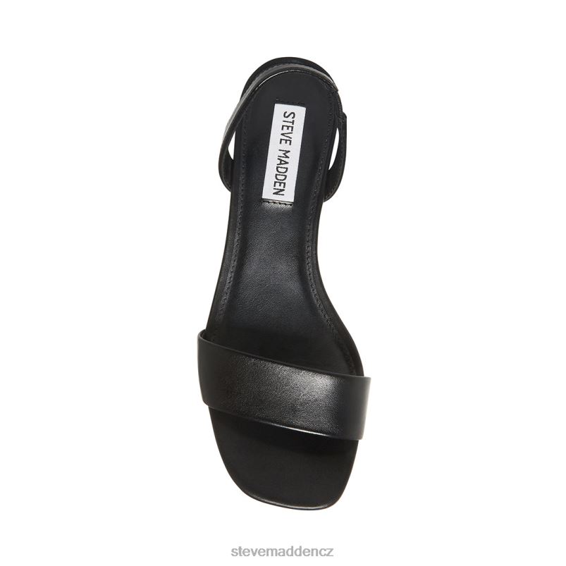 obuv Černá kůže LR2BN155 ženy Steve Madden mariánská