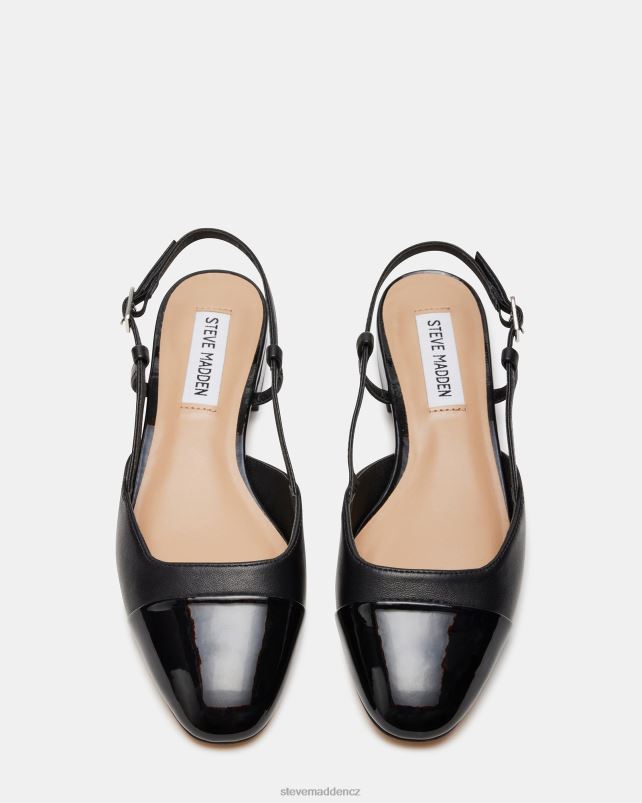 obuv Černá kůže LR2BN504 ženy Steve Madden belinda
