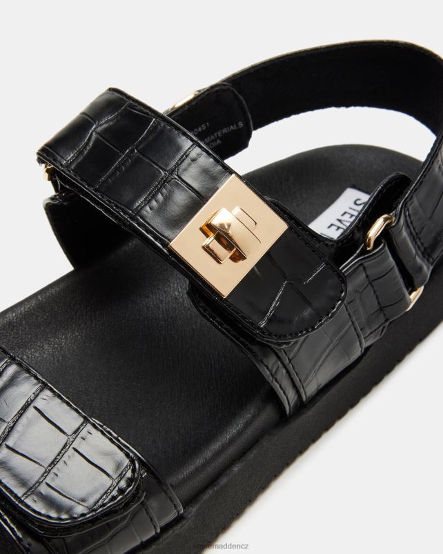 obuv černý krokodýl LR2BN135 ženy Steve Madden mona