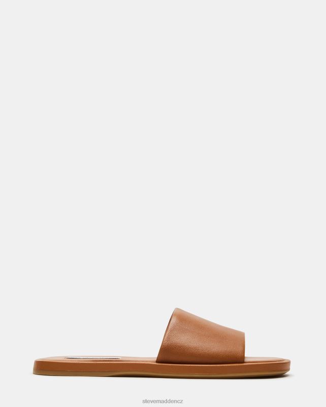 obuv hnědá kůže LR2BN57 ženy Steve Madden kaya