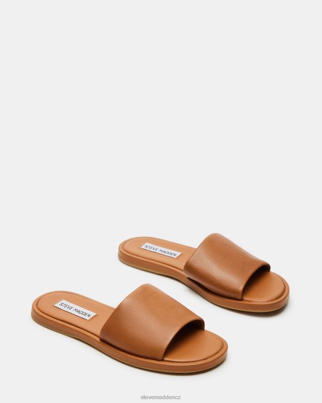 obuv hnědá kůže LR2BN57 ženy Steve Madden kaya