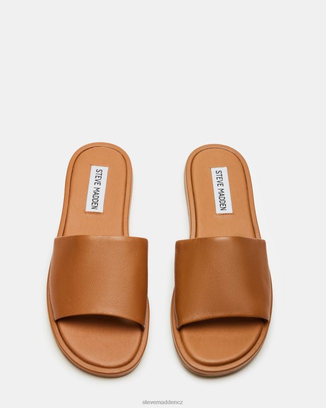 obuv hnědá kůže LR2BN57 ženy Steve Madden kaya