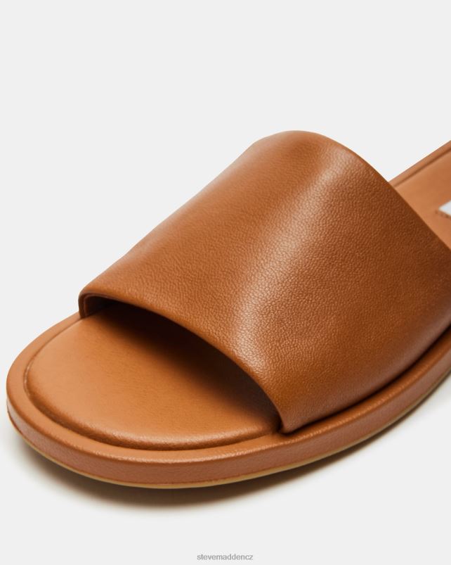 obuv hnědá kůže LR2BN57 ženy Steve Madden kaya